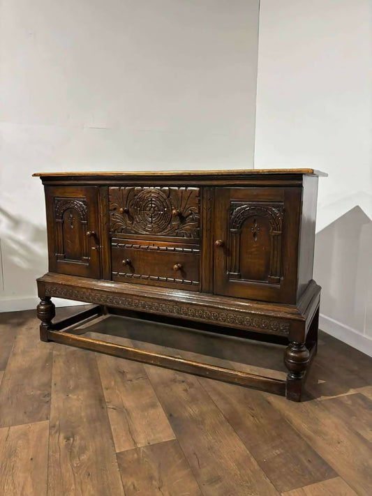 17th Century Style Oak Sideboard