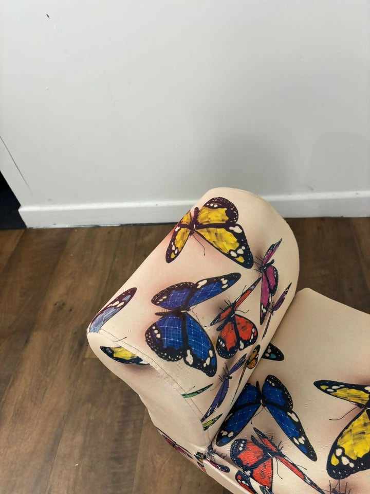 Contemporary Butterfly Patterned Stool