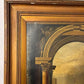 Large Antique Oleograph Biblical Scene Picture in Gilt Frame – Ornate Gilt Frame