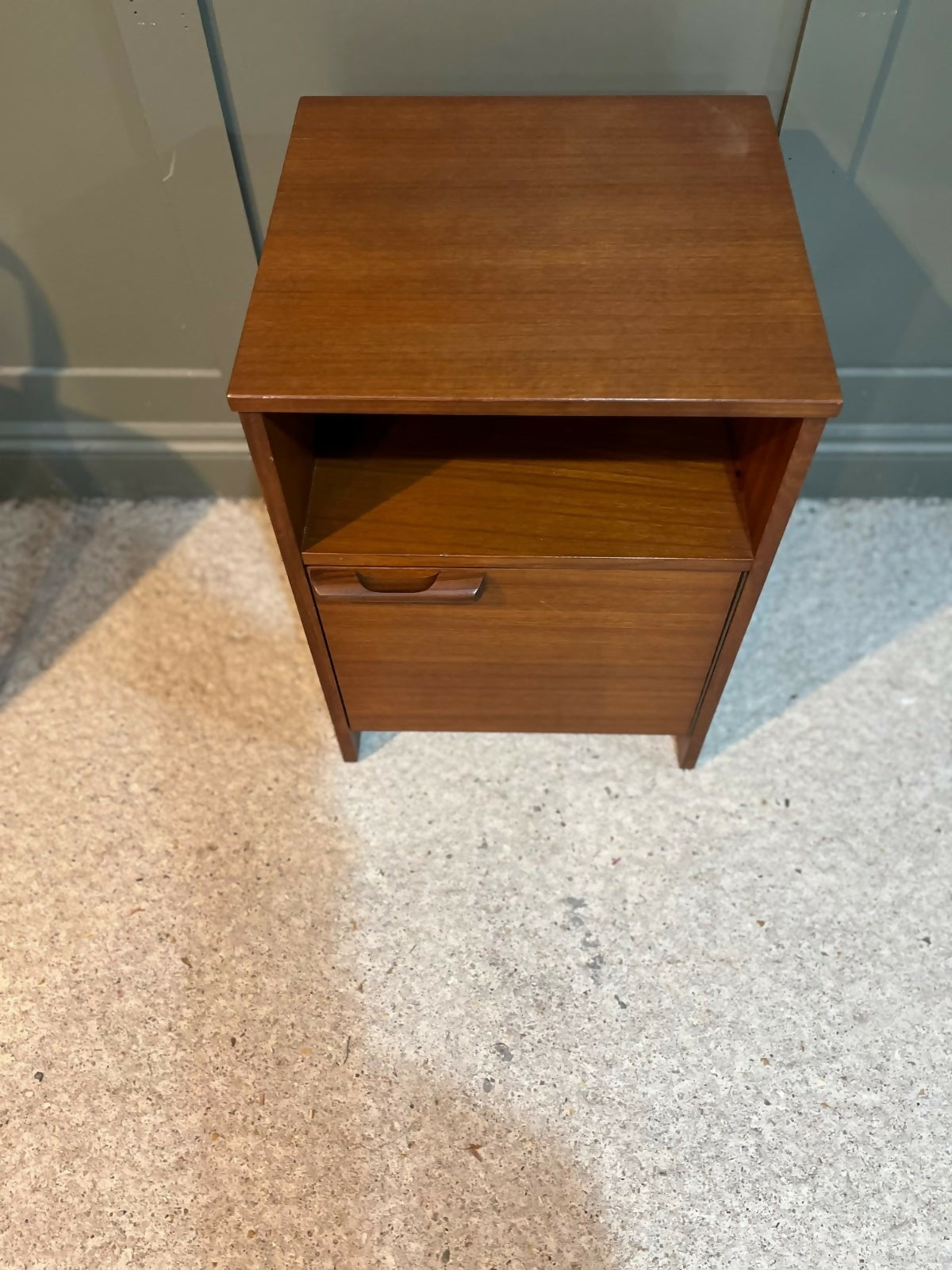 Vintage Teak Bedside Cabinet By Avalon Circa 1960’s