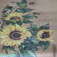 Vintage upcycled green blanket box rustic storage coffee table