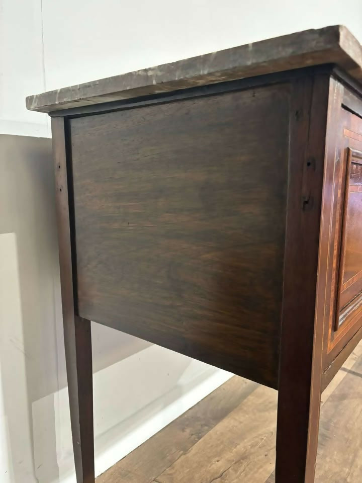 Edwardian Inlaid Marble Topped Washstand6