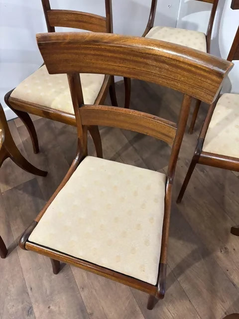 Set of Six Victorian Mahogany Dining Chairs