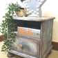 Industrial 'rusty metal' paint effect bedside cabinet by Paint Kitchen