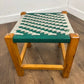 Vintage Oak Framed Stool