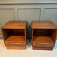 Pair G Plan Teak Bedside Chests Fresco Range 1970’s. Delivery Available.