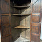 George III Oak Freestanding Corner Cupboard