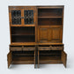 Old Charm Large Wall Unit Bureau Bookcase Storage Light Oak FREE UK Delivery*
