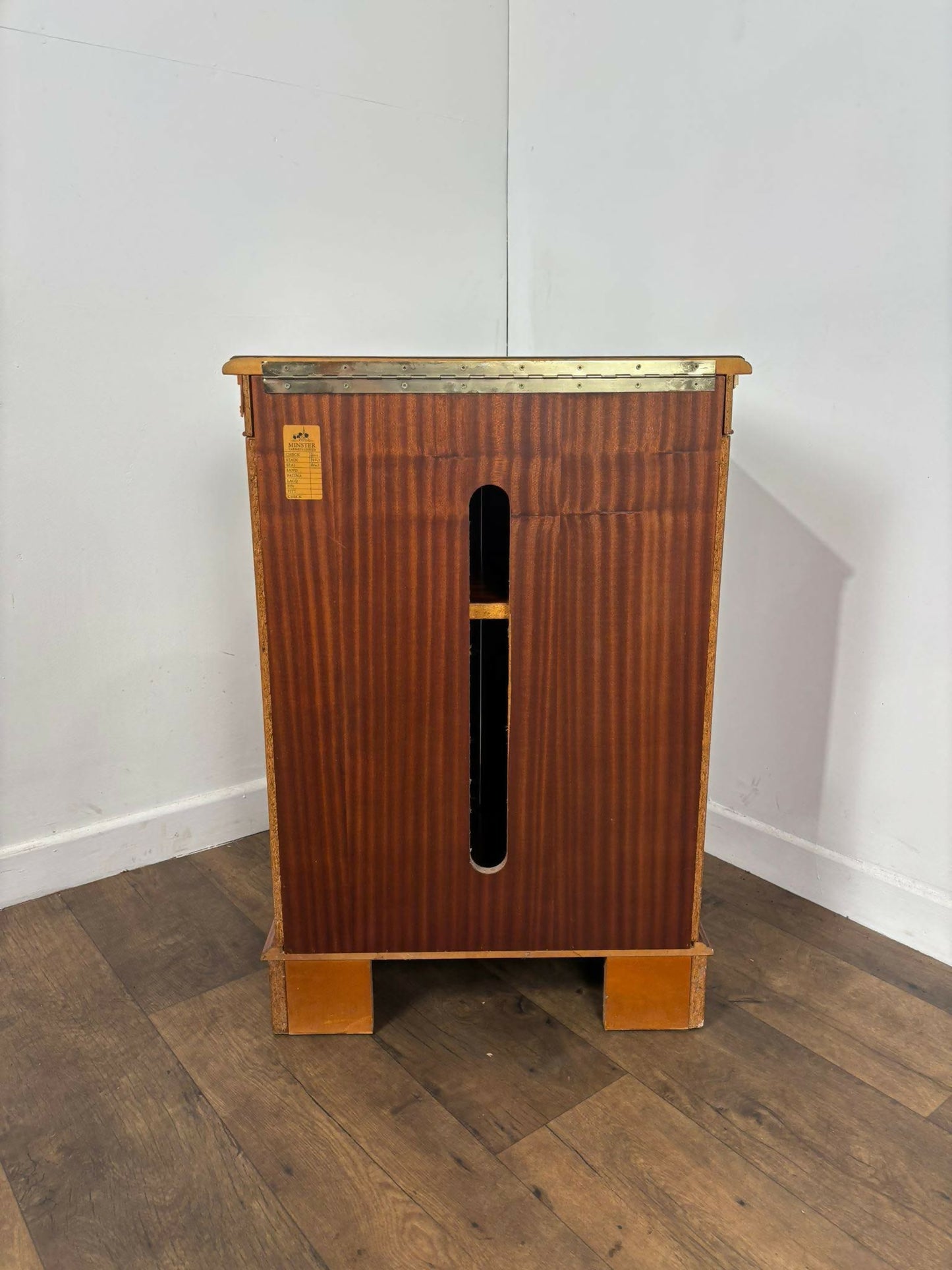 Reproduction Yew Cabinet - Badged 'Minster Furniture