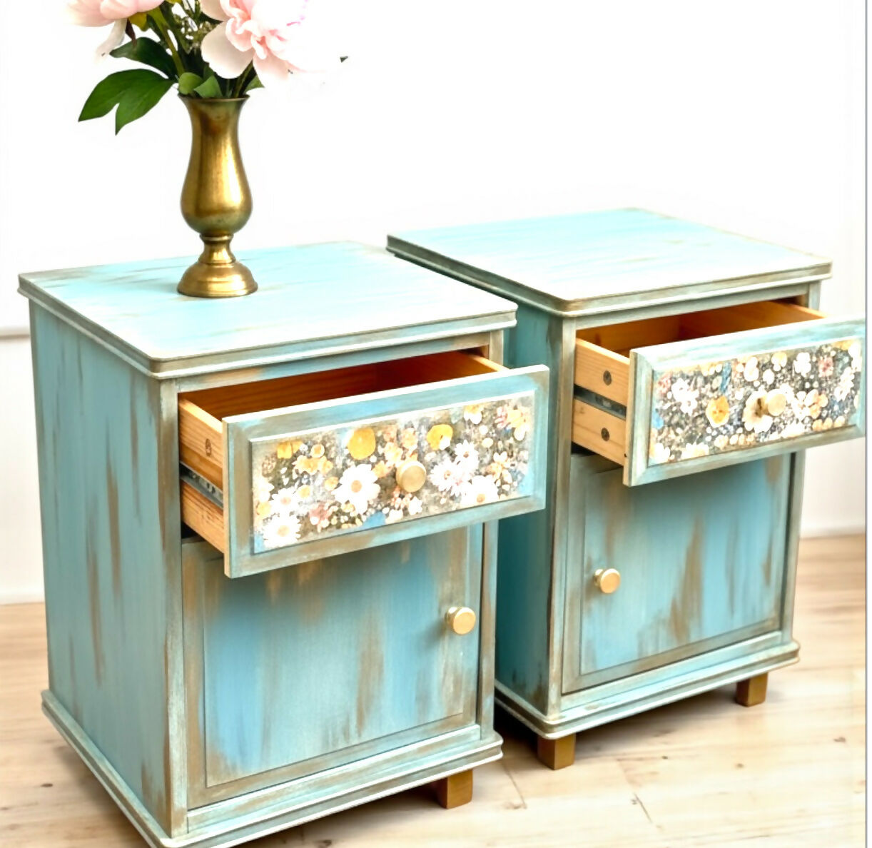 Two bedside cabinets