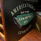 Vintage Set Of Shop Drawers. Advertising Cabinet. Remington Shop Counter Cabinet.