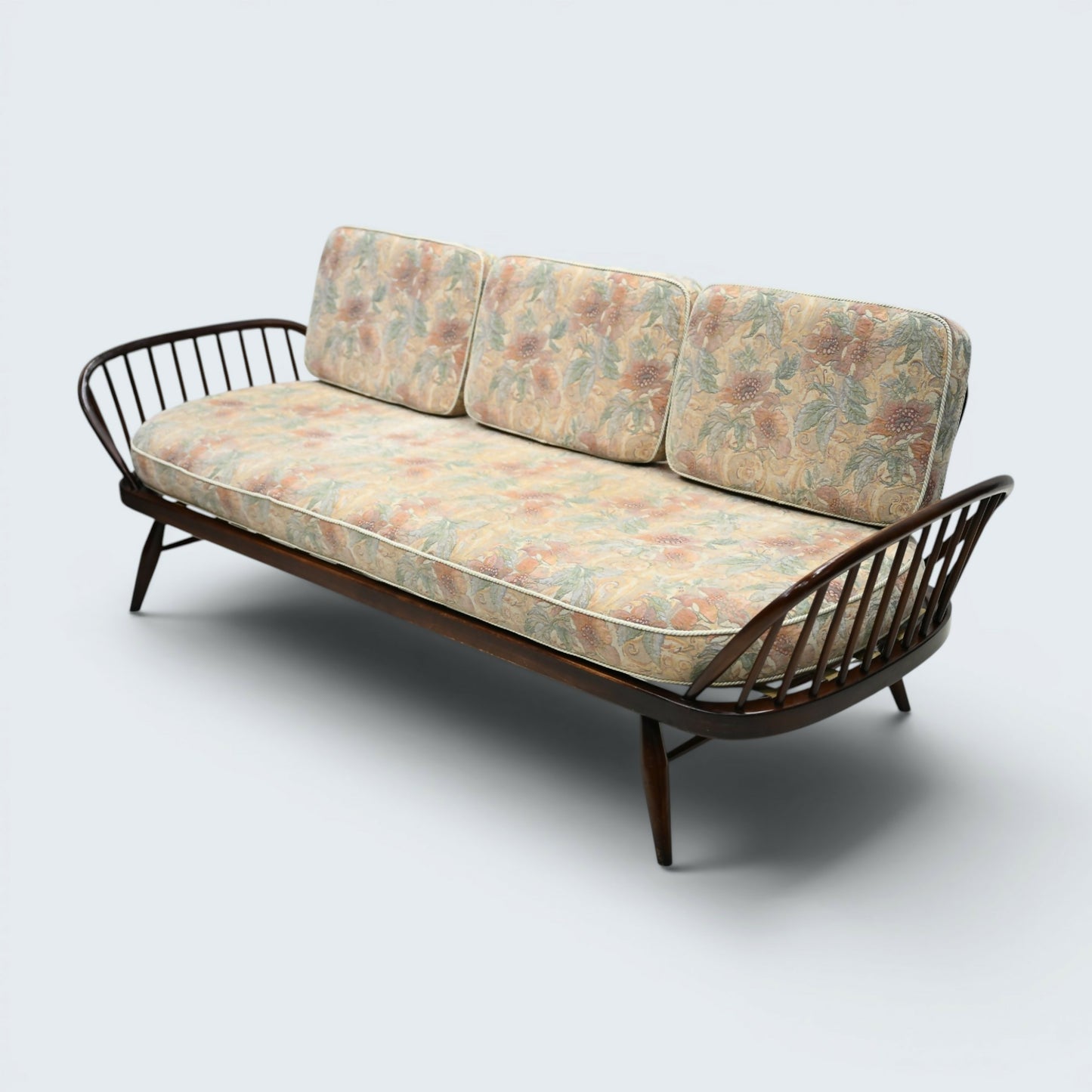 Ercol Studio Couch Day Bed Good Webbing Dark Finish Model 355 FREE UK Delivery*