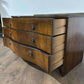 Reproduction Mahogany Serpentine Fronted Three Drawer Chest