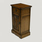 Old Charm Pedestal Cabinet Cupboard Drawer Light Oak Carved Door FREE DELIVERY. SBR10903/0409E