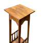 Arts and Crafts Oak Pedestal display Jardiniere stand