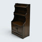 Ercol Old Colonial Waterfall Bookcase 2 Shelves Dark Finish FREE UK Delivery