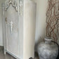 Single vintage wardrobe, hand painted neutral colours