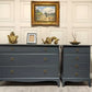 Stag Minstrel - Professionally Sprayed - Chest Of 3 Low Drawers And Bedside