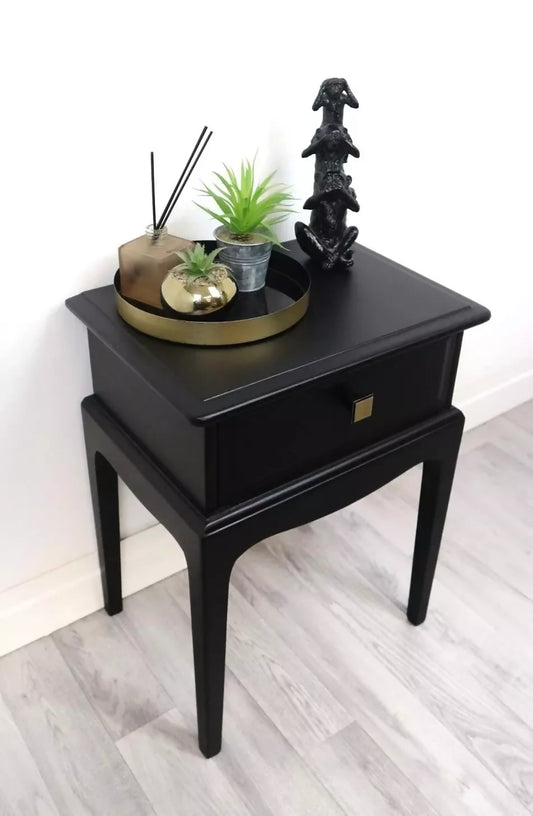 Stag Minstrel Vintage Slim Narrow Bedside Tables Bespoke