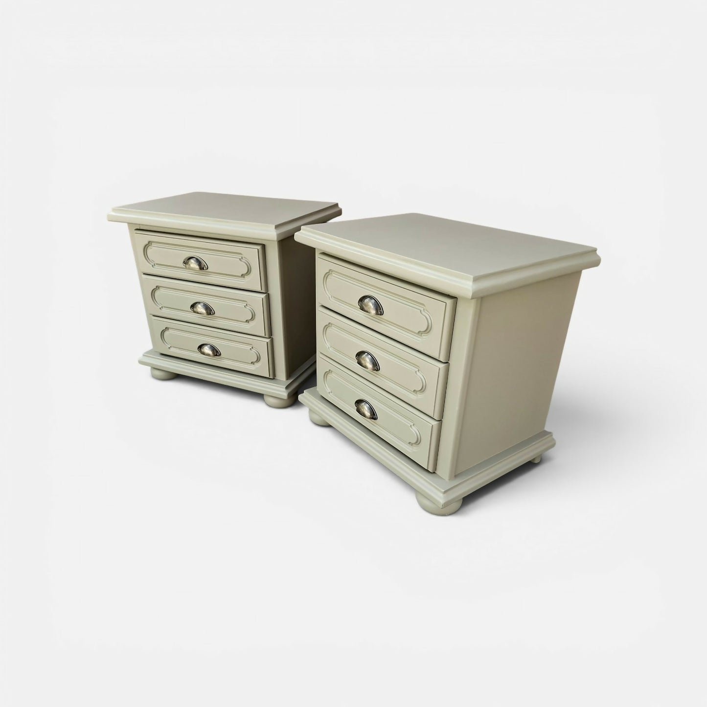 Sage Green Farmhouse Bedside Tables