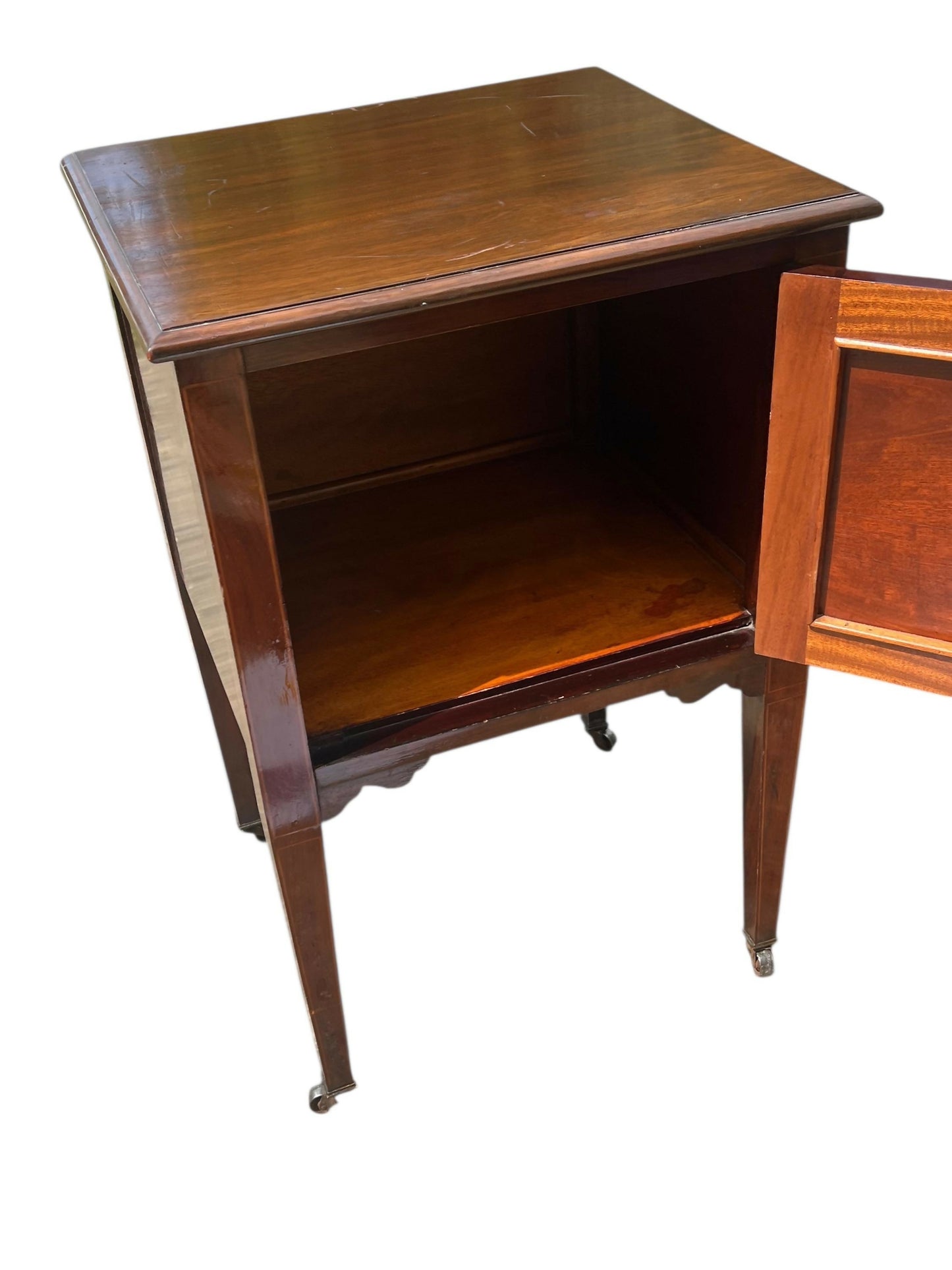 Antique Mahogany Edwardian bedside cupboard