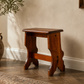 Antique Hardwood Organist Stool Piano Stool Plant Stand