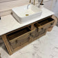 Wooden Bathroom Vintage Vanity Unit
