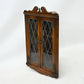 Old Charm Hanging Corner Display Cabinet Leaded Glass Tudor Brown FREE Delivery* SBR9863/0312D