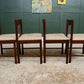 4 McIntosh Mahogany Dining Chairs - Model 4023