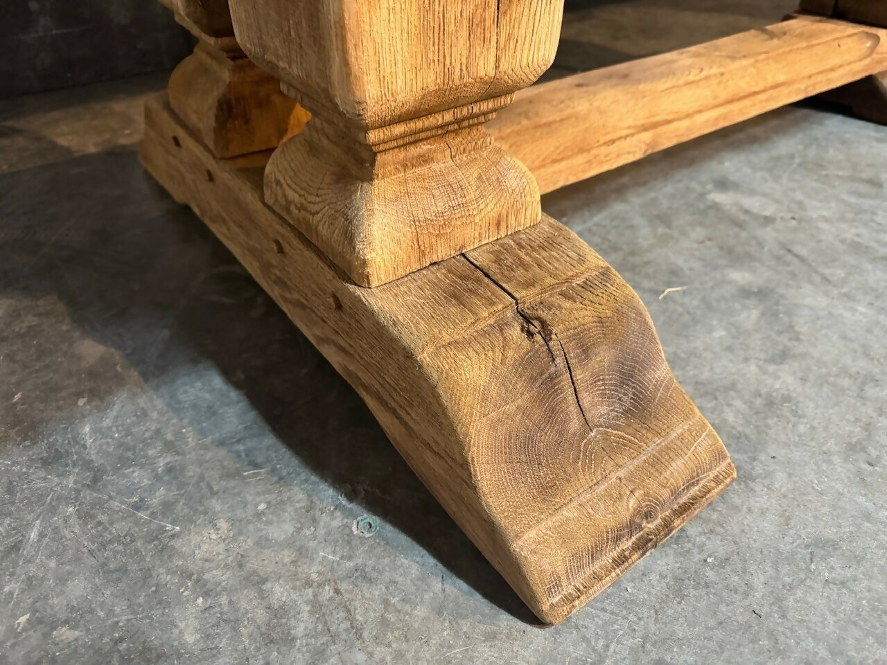 Large 3 Meter French Oak Farmhouse Dining Table