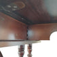 Regency Style Mahogany Sofa Table - Vintage Drop Leaf Console - Brass Claw Feet - Elegant Hallway Entryway Desk - Faux Drawer Detail