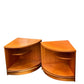 Mid century corner cupboards by Morris of Glasgow