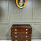 Vintage Georgian Chest Of Drawers Small Chest In Cuban Mahogany W Writing Slide