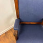Georgian Mahogany Throne Arm Chair - From Ruthin Court House