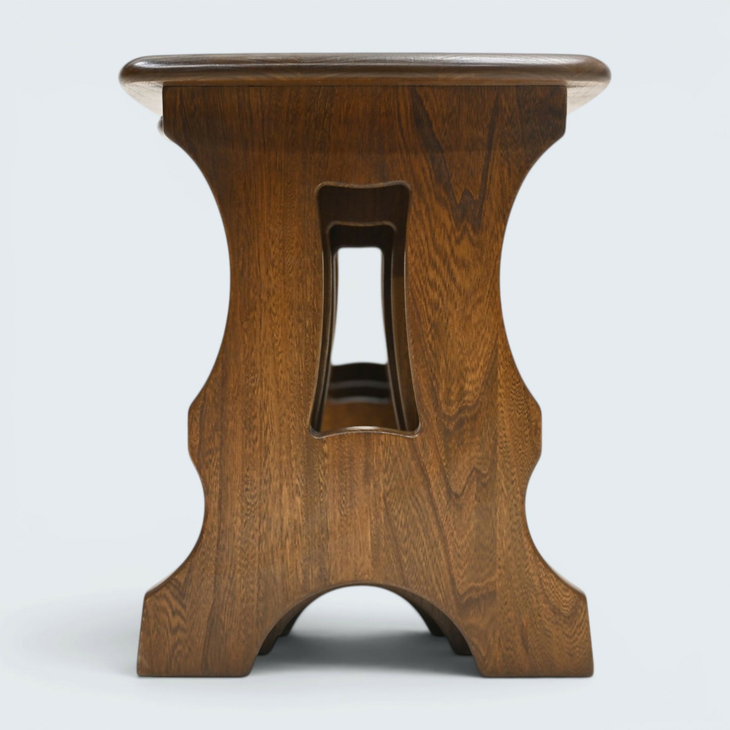 Ercol Nest Of Tables Solid Elm Side Tables Ercol's Badge 1970s GD FREE Delivery*
