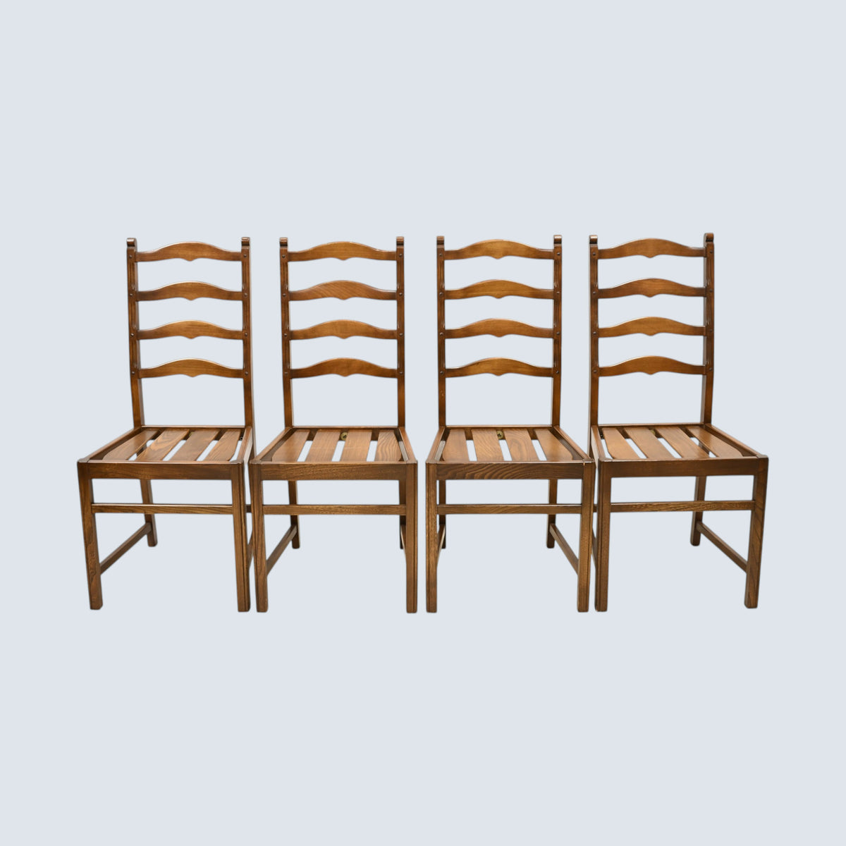 6 Ercol Ladder Back Dining Chairs Golden Dawn Model 715(A) FREE UK Delivery*