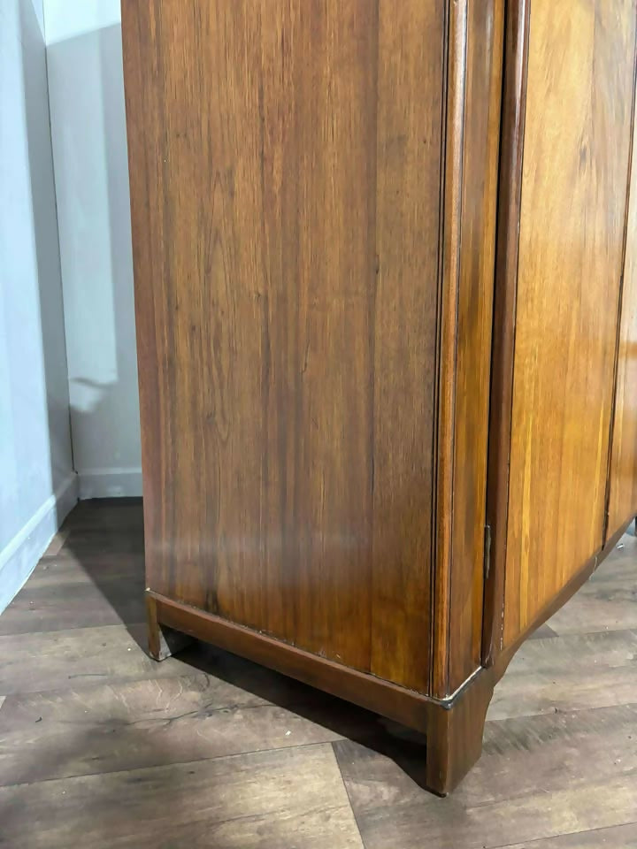 1940s Art Deco Walnut Wardrobe