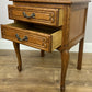 Pair of Bedside Tables Vintage French Louis Oak Nightstands Cabinets LOT 6350