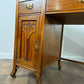 Edwardian Mahogany Art Nouveau Style Kneehole Desk