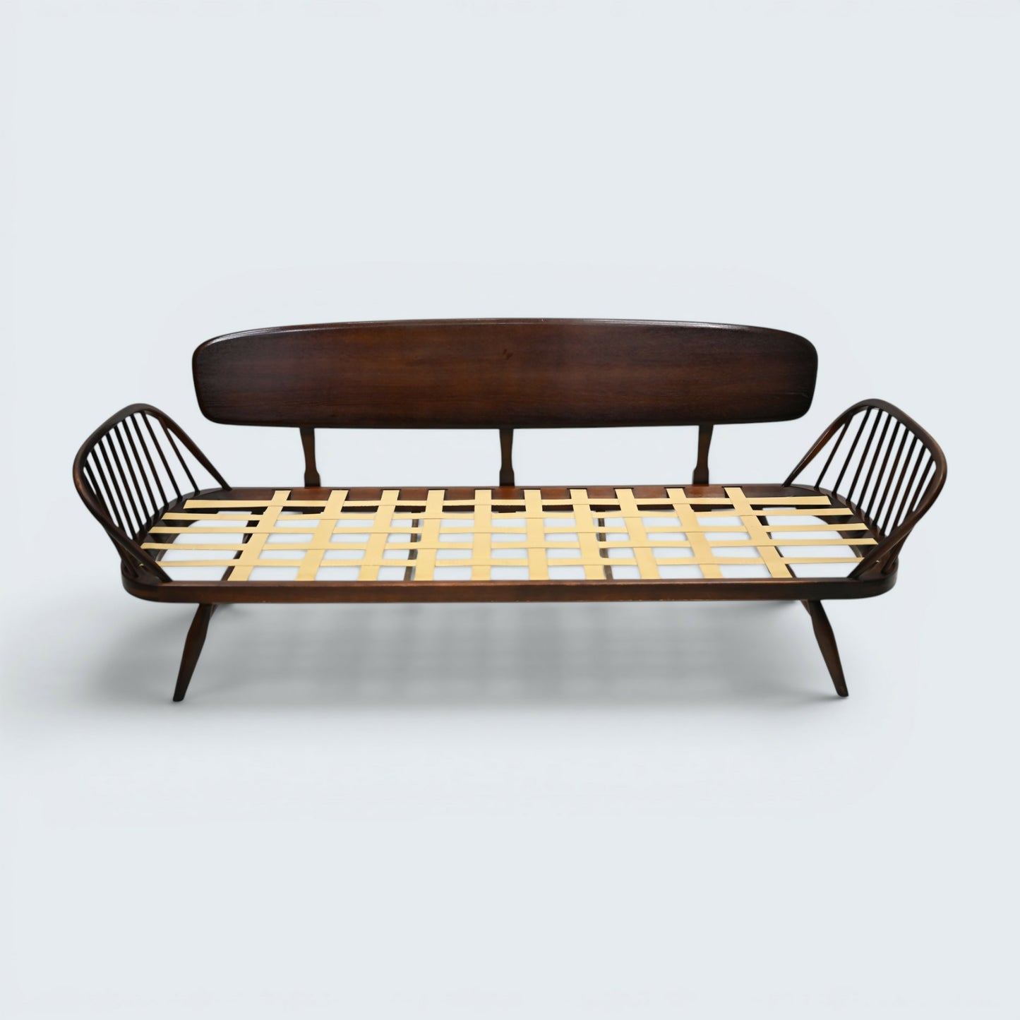 Ercol Studio Couch Day Bed Good Webbing Dark Finish Model 355 FREE UK Delivery*