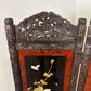 Heavily Carved Vintage Oriental Two Fold Screen
