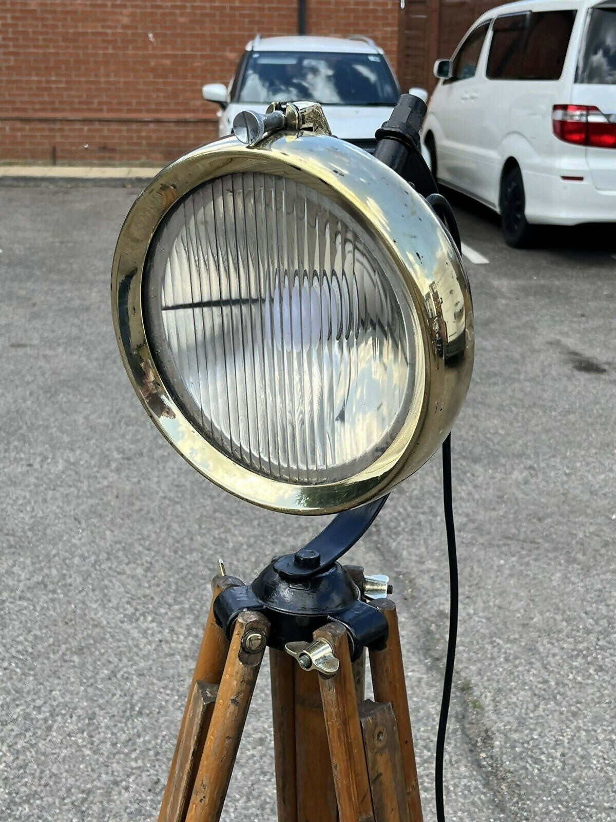 Industrial 1920’s Tripod Lamp, 1920s