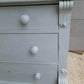 Blue Vintage Pine Chest of Drawers