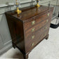 Vintage Georgian Chest Of Drawers Small Chest In Cuban Mahogany W Writing Slide