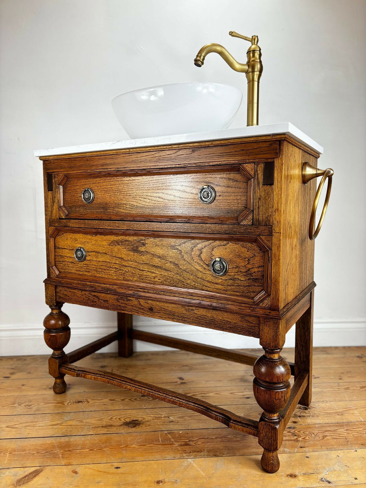 Vintage Vanity Unit Made to Order Bathroom Vanity Unit Custom Made Bathroom Furniture Antique Vintage Bathroom Washstand Basin Unit