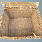 A Large Antique Wicker Log Basket