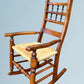 Antique 19th Century Rush Seat Rocking Chair