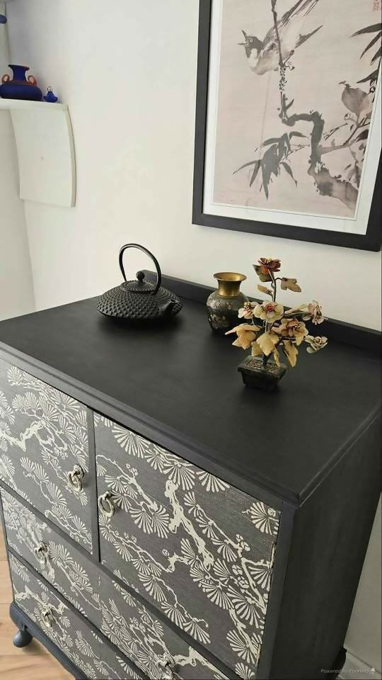 Asian Style Cabinet With Drawers