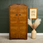 Art Deco Style Walnut Gentlemans Wardrobe - 1960s