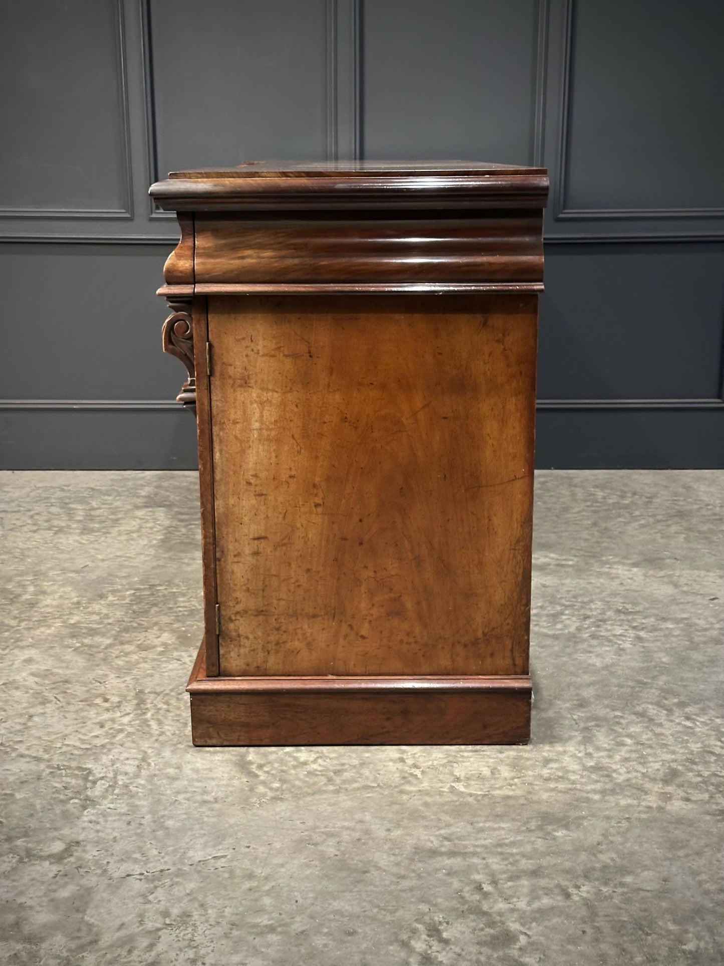 Large Vintage Victorian Mahogany Sideboard